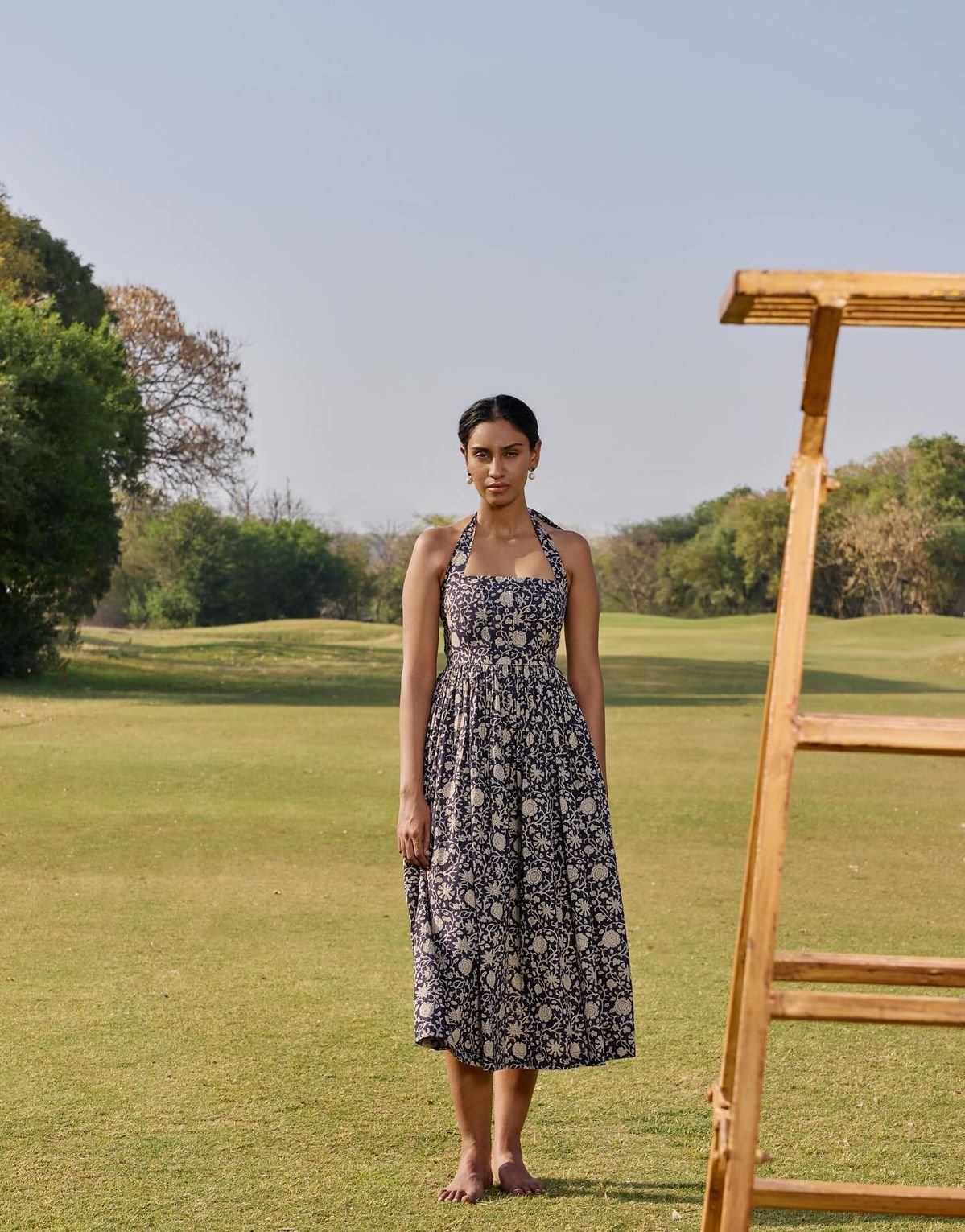 dress3 Midnight Meadow Halter Dress